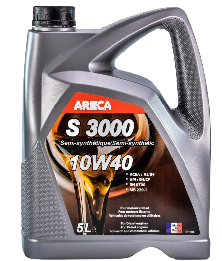 Моторное масло ARECA S3000 10W-40, 5л